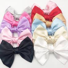 10pcs Big Satin Ribbon Bows Wedding Appliques Sewing Handmade Flowers B156 2024 - buy cheap