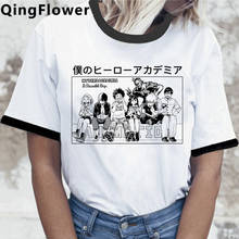Camiseta de My Hero Academia Bakugou Boku No Hero Academia Todoroki para mujer, ropa de calle de talla grande, ropa grunge, kawaii 2024 - compra barato