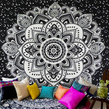 Mandala Tapestry Polyester Bohemian Wall Hanging Decor Blanket Carpets Dorm Decor Psychedelic Tapestry Sleeping Tapestry 2024 - buy cheap