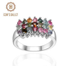 Женские обручальные кольца с натуральным турмалином, ювелирные украшения из стерлингового серебра 925 пробы, 2021 2024 - купить недорого