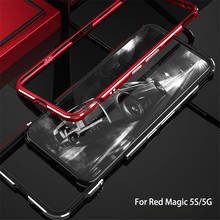 Funda protectora para Nubia Red Magic 5G, carcasa con marco de Metal, 5S mágico, doble Color, de aluminio, para Nubia Red Magic 5s 2024 - compra barato