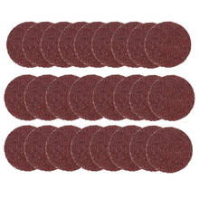 25Pcs Roll Lock Coarse Sanding Disc Pad Metal Surface Sanding Discs R-Type Disc Paper 2"/50mm  36#Grit Abrasive Tools 2024 - buy cheap