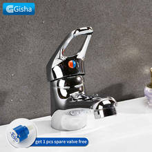 Gisha-grifo de fregadero mezclador de agua Toneir, Mezclador de Baño de latón, grifos de lavabo, cubierta de lavabo 2024 - compra barato