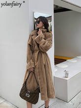 2020 Natural Mink Fur Coat Women Long Winter Jacket Real Fur Coat Luxury Mink Jacket Overcoat Manteau Femme Hiver 199005 KJ3658 2024 - buy cheap