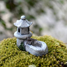 Figurines Pond Tower Crafts Decor Toys Garden Resin Beautiful DIY Landscape Lawn Courtyard Mini Micro Landscape Bonsai 2024 - buy cheap