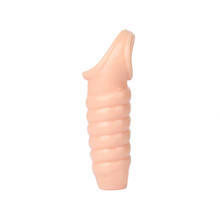 Condom Penis Sleeve Dick Extender Cock Enlargement Adult Sex Toys Man Intimate Goods Double Vibrator Condoms for Men Reusable 2024 - buy cheap