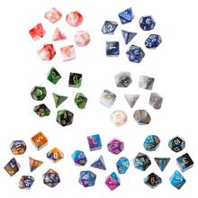 7pcs/Set Acrylic Polyhedral Dice For Board Game For D4-D20 Whosale&Dropship 2024 - buy cheap