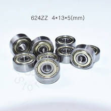 Carbon steel 624 624ZZ 4*13*5(mm) 10pieces bearing  bearings metal Sealed Bearing Economical practical 2024 - buy cheap
