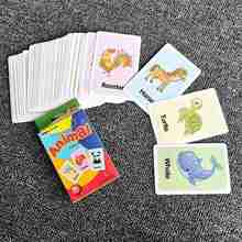 Tarjetas Flash Montessori para aprendizaje de inglés, tarjetas cognitivas para niños, juguete educativo para aprendizaje temprano en inglés 2024 - compra barato