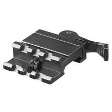 45 Degree Picatinny Weaver Rail Mount 3Slot Single Rail Angle Mount With Integral QD Lever Lock System 20mm Scope Mount 2024 - buy cheap