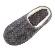 Winter Women's warm slippers unisex Flock soft House Slippers Slip-On Anti-Skid Indoor plus large Casual Shoes calzado mujer A40 2024 - buy cheap