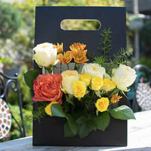 1PC Portable Foldable Flower Box Waterproof Paper Packing Bag Florist Fresh Flower Carrier Bag Handmade Bouquet Basket Gift 2024 - buy cheap