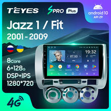 TEYES SPRO Plus Штатная магнитола For Хонда Джазз Фит For Honda Jazz 1 GD 2001 - 2008 Fit 2001 - 2009 Android 10, до 8-ЯДЕР, до 4 + 64ГБ 32EQ 2DIN автомагнитола 2 DIN DVD мультимедиа автомобиля головное устройство 2024 - купить недорого