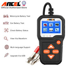 ANCEL BA301 Car 6V/12V Battery Tester Analyzer 100 to 2000CCA Quick Cranking Charging Car Battery Test Diagnostic Tools PK KW600 2024 - buy cheap