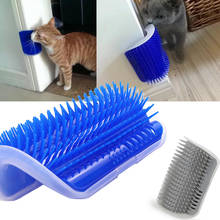 Cat Brush Massage Device Hair Remover Combs Pet Cat Self Groomer For Cat Grooming Tool With Catnip Deshedding Brush With Catnip 2024 - buy cheap