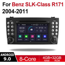 2 Din Car Multimedia Player Android 9 Auto Radio For Mercedes Benz SLK Class R171 2004~2011 NTG DVD GPS 8 Cores 4GB+32GB BT 2024 - buy cheap