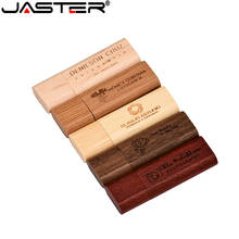 Jaster 5 cores feito sob encomenda 64gb de madeira de nogueira de bambu logotipo usb flash drive 4gb 8gb 16 32gbusb 2.0 fotografia melhor presente 2024 - compre barato