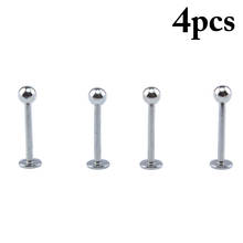 4pcs Stainless Steel Nose Stud Set Nose Rings Round Nose Piercings Nostril  Body Piercing Jewelry 2024 - buy cheap