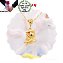 Hxomzj pingentes de unicórnio, joias elegantes para festa de casamento, presente de unicórnio e pingentes dourados, ca412 2024 - compre barato