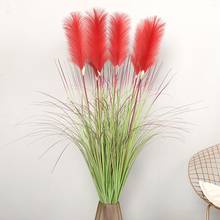 1Pc Artificial Cloth Phragmites Reed Plant DIY Wedding Party Layout Table Decor 2024 - buy cheap