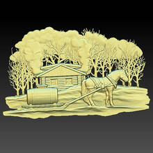 Nuevo Modelo de caballo 3D para cnc 3D tallado figura escultura máquina en STL archivo decoración del hogar 2024 - compra barato