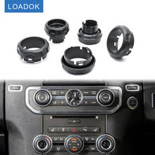 Interruptor de perillas de aire acondicionado, cubierta de botón decorativo de volumen de Panel de coche para Land Rover Discovery 4 LR4 Range Rover Sport 2024 - compra barato