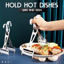 Multifunctional Hot Dish Clamp Stainless Steel Foldable Anti-Scald Bowl Clip Plate Pot Gripper Household Kitchen Utensil Holder 2024 - buy cheap