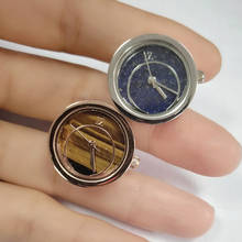 JIN&JU Formal Shirt Clock Cufflinks For Mes Real Functional Watch Square Cuff Links Guest Wedding Gift yкрашения 2020 бижутерия 2024 - купить недорого