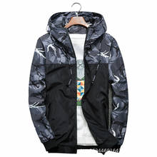 Quente nova primavera outono jaquetas masculinas camuflagem militar casacos com capuz casual zíper masculino blusão masculino roupas de marca 2024 - compre barato
