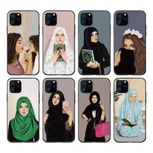 Чехол-накладка для iPhone 12 mini, 11 Pro Max, X, XS, XR Max, 7, 8, 7Plus, 8Plus, 6S, SE, в арабском стиле 2024 - купить недорого