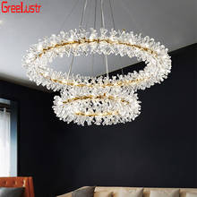 Luxury Round Crystal Ceiling Chandeliers Light Nordic Gold Home Interior Lighting Pendant Lamp Living Room Led Chandelier Lustre 2024 - buy cheap