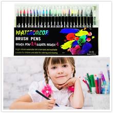 20/24/48/72 Colors Watercolor Brush Art Marker Pens for Painting Drawing Coloring Books Manga Calligraphy School Supplies 2024 - buy cheap