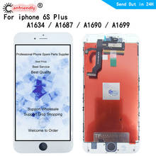 Black/White LCD for iPhone 6s plus 6Splus 6SP A1634 A1687 A1690 A1699  LCD Display Digitizer Touch panel Screen Assembly 2024 - buy cheap