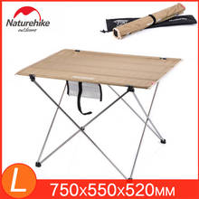 Naturehike Ultralight Foldable Camping Table Portable Compact Roll Up Camp Tables with Carrying Bag for Outdoor Dining Picnic 2024 - buy cheap