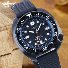 Heimdallr preto retro relógio de mergulho super luminoso relógio automático homem relógio mecânico safira cristal nh35 200m mergulhador relógios 2024 - compre barato