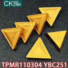 Inserções de fresa de carboneto tpmr110304 ybc251 tpmr251 ybc251 ferramenta de rotação cnc ferramentas de torno tpmr 1103 para aço 2024 - compre barato