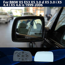 Rearview Replacement Wing Heated Left & Right Mirror Glass For BMW X5 E53 X5 3.0 d X5 3.0 i X5 4.4 i X5 4.6 is 1999-2006 2024 - buy cheap