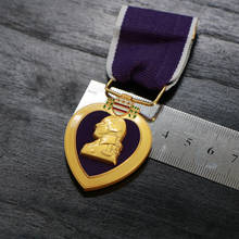 Medallas de Honor de alta calidad, 1 unidad, insignias de Estados Unidos, Orden del Corazón Púrpura, regalos de recuerdo 2024 - compra barato