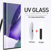 UV Glass For Samsung Galaxy Note 20 Ultra Tempered glass For Samsung Note20 Ultra Note 20Ultra note20ultra Screen Protector FIlm 2024 - buy cheap