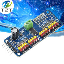 Servo driver tzt de 12 bits, 16 canais pwm, interface i2c, pca9685 para arduino raspberry pi diy, proteção do módulo 2024 - compre barato