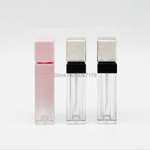 10/30/50pcs Lip Gloss Tubes 8ml Lip Bottle Empty Cosmetic Containers Gold/Pink Travel Portable Transparent Plastic Bottle Brush 2024 - купить недорого