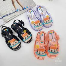 Melissa 2021 new summer boys and girls sandals antiskid children's jelly shoes cartoon Little Pudding Kids Beach sandals HMI015 2024 - buy cheap