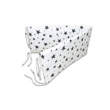Hot Baby Bed Crib Bumper stars U-Shaped Detachable Zipper Cotton Newborn Bumpers Infant Safe Fence Line bebe Cot Protector Unise 2024 - buy cheap