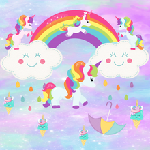 8x8FT Pink Rainbow Baby Smile Clouds Nuvens Umbrella Love Heart Custom Backgrounds Photo Studio Backdrops Vinyl 240cm X 240cm 2024 - buy cheap