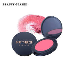 BEAUTY GLAZED Face Blusher Powder Rouge Makeup Cheek Blusher Powder Minerals Palettes Blusher Brush Palette Cream Natural Blush 2024 - buy cheap