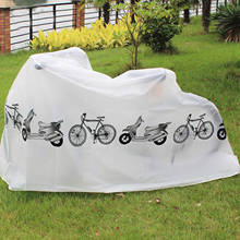 Capa impermeável para bicicleta 210x100 cm, proteção para bicicleta em uv, poeira, mtb, acessório para bike 2024 - compre barato