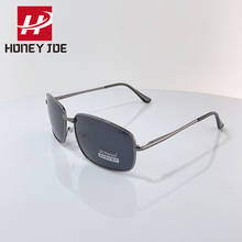 Óculos de sol polarizado vintage para homens, óculos quadrado clássico de marca de designer para homens e mulheres, óculos escuros de pesca para dirigir uv400 2024 - compre barato