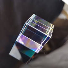 Optical Glass X-cube Dichroic Prism 25mm  Light Cube Prism Glass Photography Accessories  Home Accessories 2024 - buy cheap