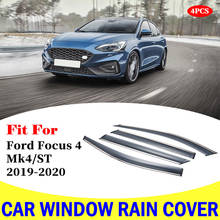 Козырек оконный автомобильный для Ford Focus MK4 ST, защита от дождя, дефлекторы, навес, отделка, крышка, внешние аксессуары для стайлинга автомобиля 2019-2020 2024 - купить недорого