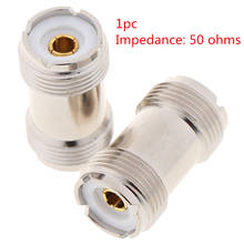 Cabo conector rf coax fêmea para fêmea, conector de alta qualidade uhf so-239, 1 peça 2024 - compre barato